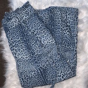 Rewash blue Cheetah pants